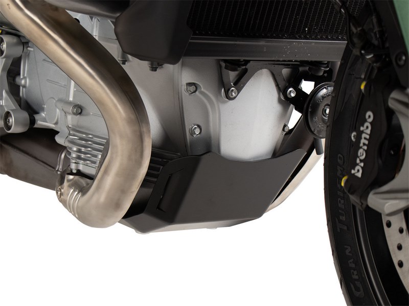 Hepco & Becker バッシュプレート ブラック Moto Guzzi V100 Mandello / S (2022-) | 810557 00 01|ワンダーテック