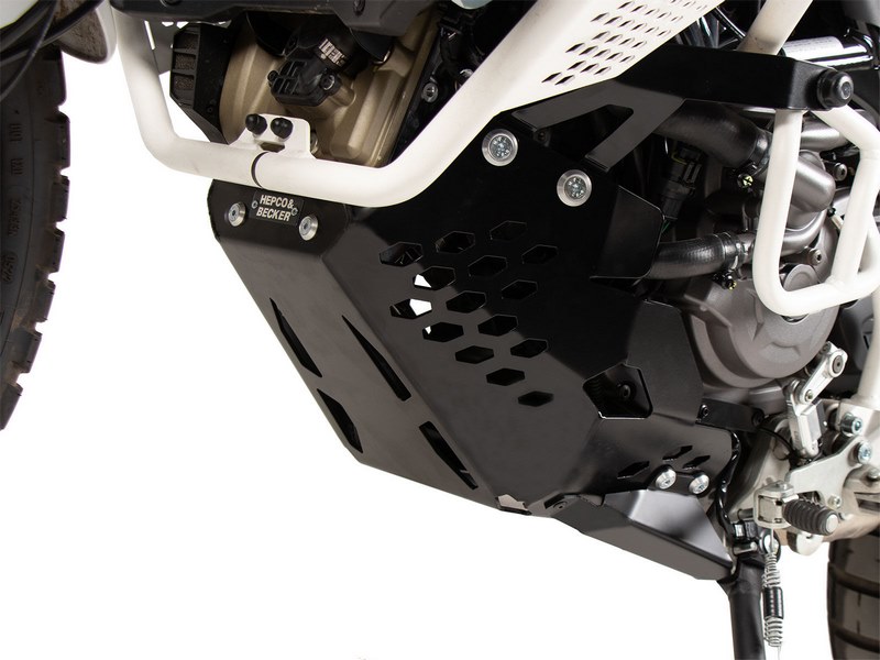 Hepco & Becker エンジンプロテクションプレート ブラック Ducati Desert X (2022-) | 8107638 00 01
