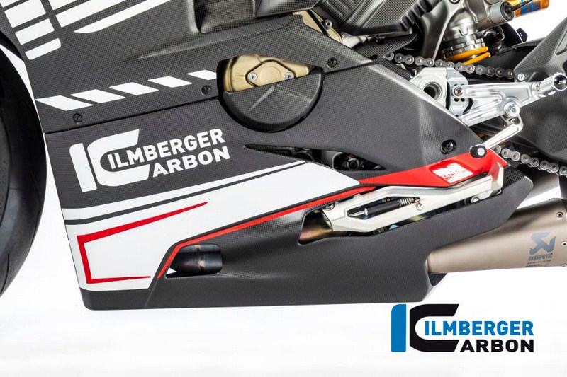 ILMBERGER / イルムバーガーカーボンパーツ ベリーパン マット Panigale V4 Racing | VEU.136.DPV4M.K|ワンダーテック