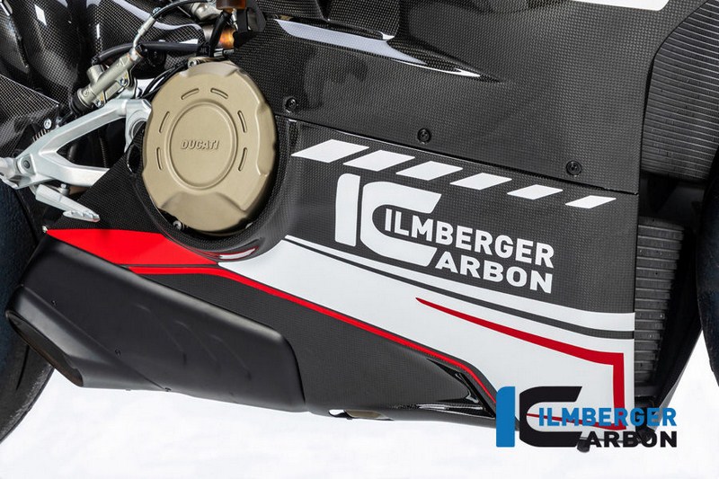 ILMBERGER / イルムバーガーカーボンパーツ ボトムサイドぺネル 右 グロス Panigale V4 / V4 S | VUR.022.DPV4G.K｜ワンダーテック