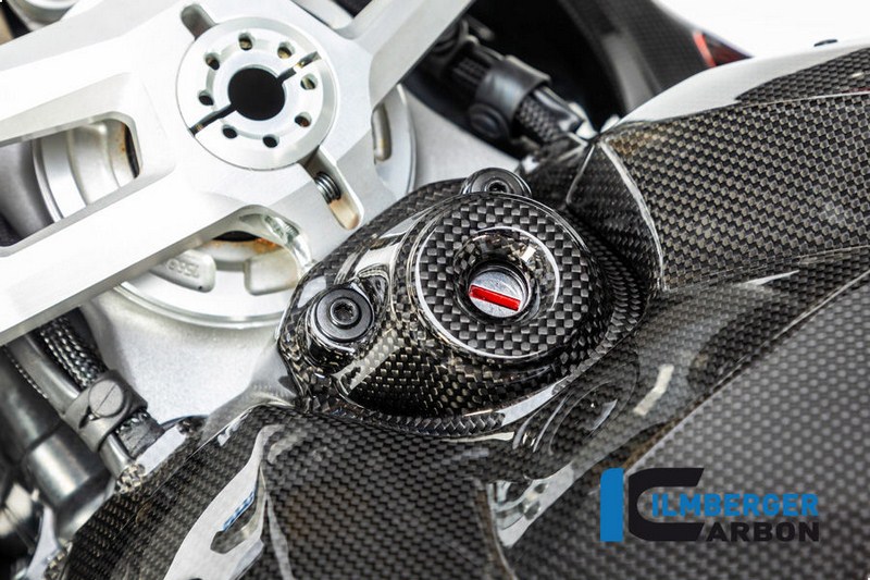 ILMBERGER / イルムバーガーカーボンパーツ イグニッションスイッチカバー グロス Panigale V4 / V4|ワンダーテック