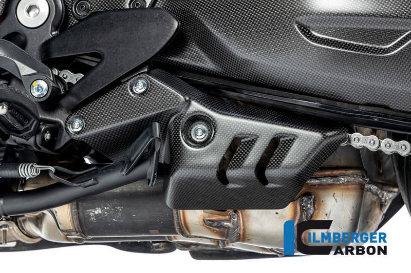 ILMBERGER / イルムバーガーカーボン エキゾーストカバー 左 Ducati ディアベル V4 2023- マット | ACL.105.DI23M.K