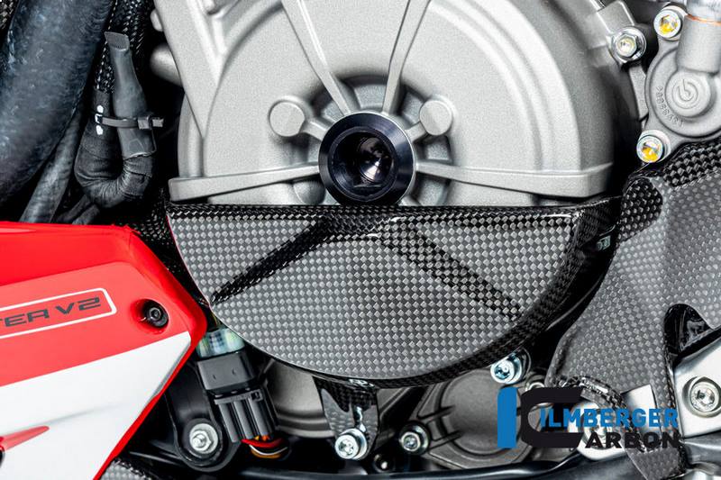 Ilmberger Alternator cover gloss Ducati Streetfighter V2 | LMD.017.V2SFG.K|ワンダーテック