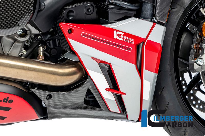 ILMBERGER / イルムバーガーカーボン ベリーパンインサート 右 グロス Ducati ストリートファイタ | VUR.016.V2SFG.K｜ワンダーテック