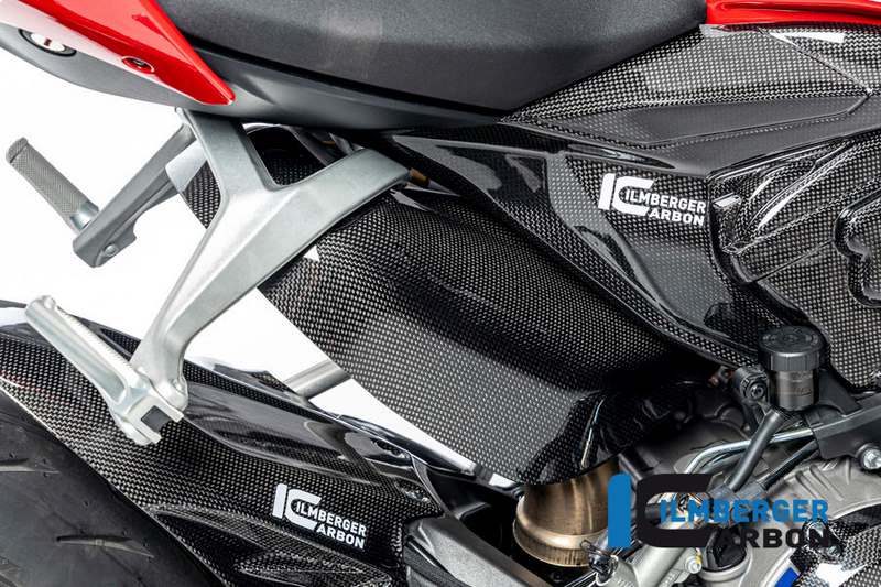 ILMBERGER / イルムバーガーカーボン エキゾーストプロテクション グロス Ducati ストリートファ | AHS.007.V2SFG.K|ワンダーテック