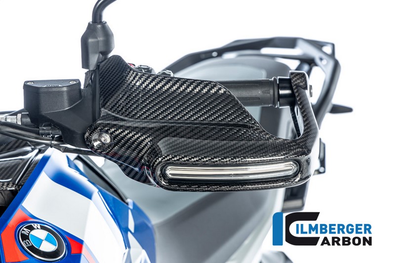 ILMBERGER / イルムバーガーカーボン ブリンカー用ハンドプロテクター ハイ 左 グロッシー BMW R | CG.HPL.004.R23GS|ワンダーテック