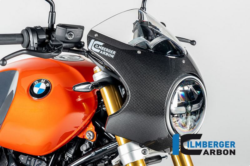 ILMBERGER / イルムバーガー ハンドルバーシールド R90Sスタイル カーボングロス BMW R12 NineT 2024 | CG.VEO.007.R12NT|ワンダーテック