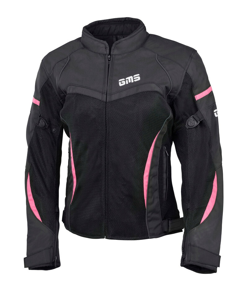 IXS / イクス ジャケット Tara Mesh ブラック-ピンク ZG51006-380