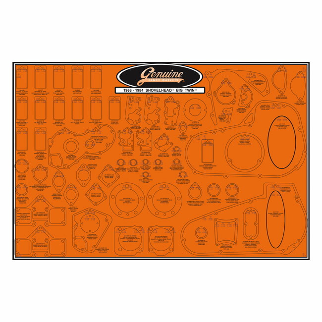 James- gasket & seal board. Shovelhead | 526400