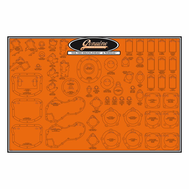 James- gasket & seal board. Knuckle & Pan | 526402