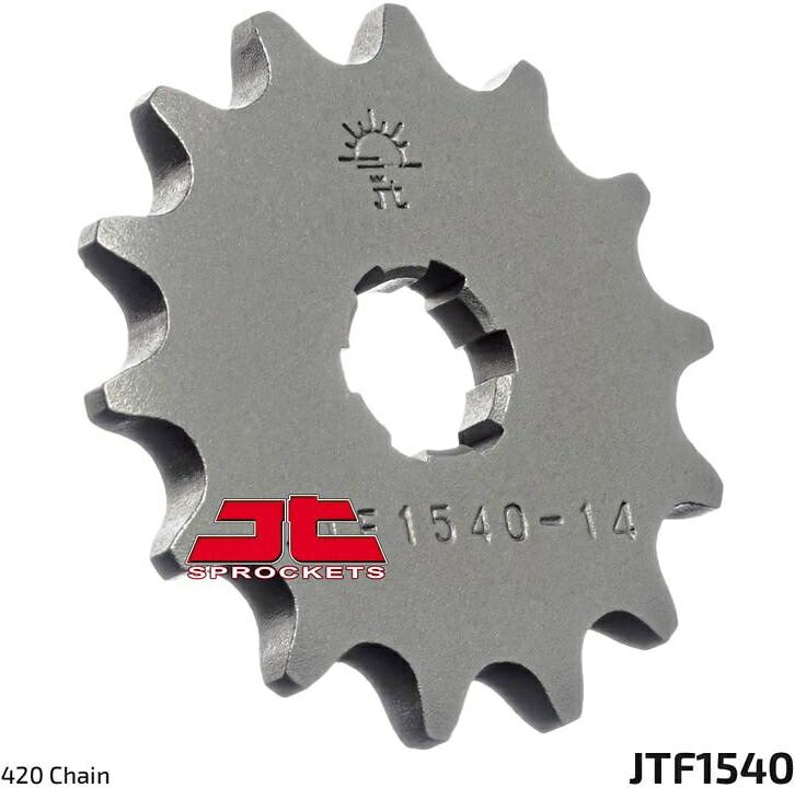 JT スプロケットS Front スプロケット 14 Teeth Steel スタンダード 420 Pitch Type 1540 | JTF1540.14