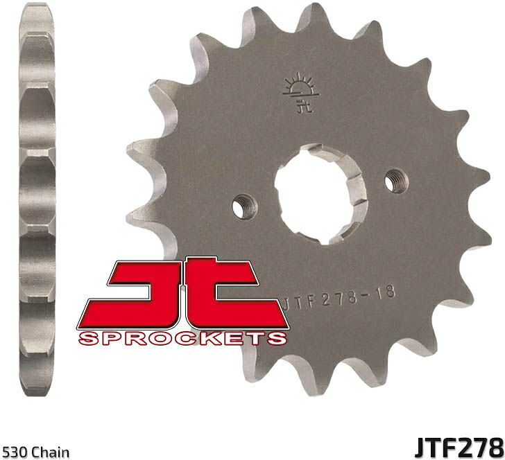 JT スプロケットS Front スプロケット 17 Teeth Steel スタンダード 520 Pitch Type 278 | JTF278.17