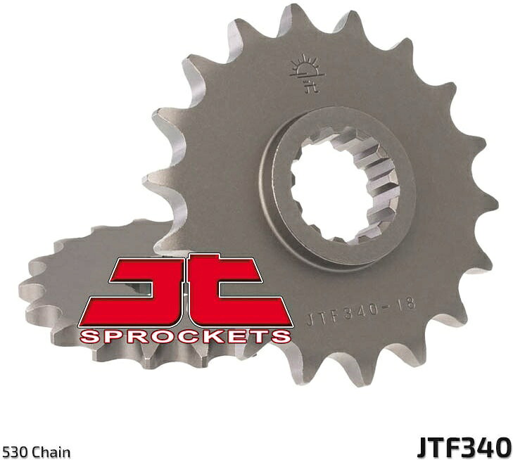 JT スプロケットS Front スプロケット 18 Teeth Steel スタンダード 530 Pitch Type 340 | JTF340.18
