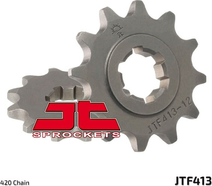 JT スプロケットS Front スプロケット 14 Teeth Steel スタンダード 420 Pitch Type 413 | JTF413.14