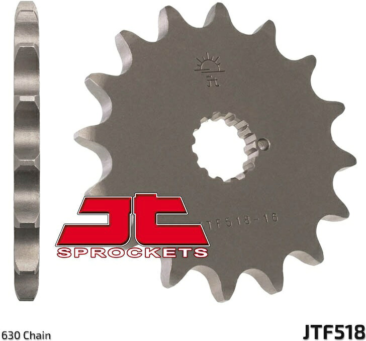 JT スプロケットS Front スプロケット 15 Teeth Steel スタンダード 630 Pitch Type 518 | JTF518.15