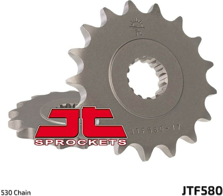 JT スプロケットS Front スプロケット 17 Teeth Steel スタンダード 520 Pitch Type 580 | JTF580.17
