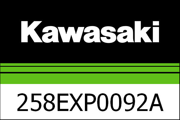 Kawasaki / カワサキ Akrapovic スリップオン エグゾースト- ブラック チタニウム | 258EXP0092A