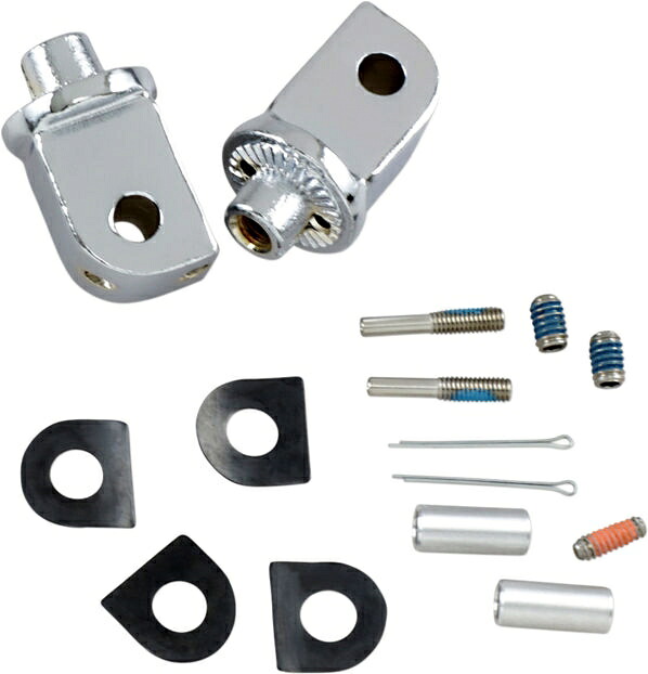 KURYAKYN / クリアキン SPLINED ADAPTER MOUNTS FOR HONDA & YAMAHA クローム | 8825｜ワンダーテック 12,506円