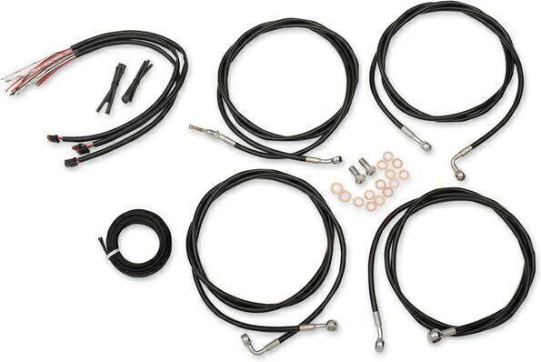 LA CHOPPERS / エルエーチョッパーズ ケーブルキット CB12-14"FL17-19 | LA-8054KT2-13B|ワンダーテック