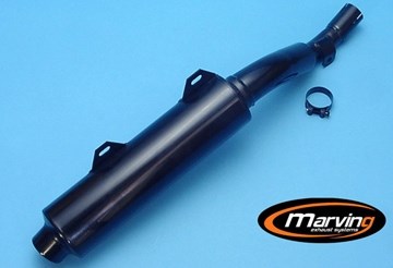 Marving / マービング マフラー Edr ブラック - EU公道走行認可 Yamaha XT 600 E (91-96) | EDR/27/NC｜ワンダーテック