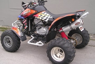 Marving マービングマフラー Single Small Oval Quad Atv Line アルミ （クワッド・4輪バイク）DS 650 2005- 51,600円