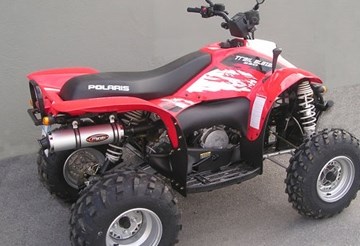 Marving マービングマフラー Single Round 100 Quad Atv Line アルミ （クワッド・4輪バイク）TRAIL BLAZE｜ワンダーテック