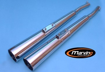Marving / マービング デュアルマフラー Marvi クロム - EU公道走行認可 | K/2033/BC 44,265円