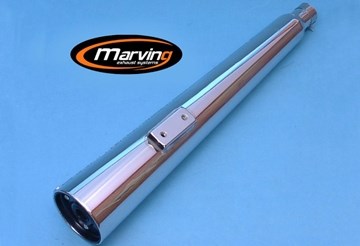 Marving / マービング マフラー Marvi クロム - EU公道走行認可 Yamaha SR 125 | Y/2158/BC 28,934円