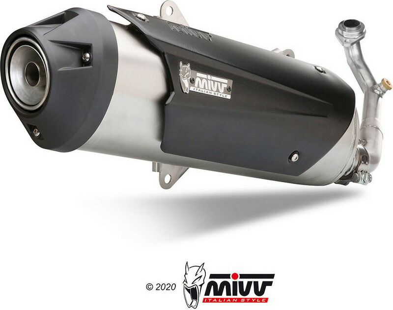 MIVV / ミヴURBAN ステンレススチール for APRILIA SR MAX 300 (2012 - 2016) | C.GL.0007.B|ワンダーテック
