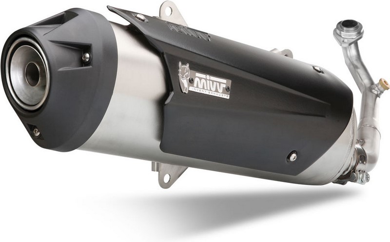 MIVV / ミヴURBAN スリップ オン ステンレススチール for APRILIA SCARABEO 500 (2006 - 2007) | C.GL.0009.K