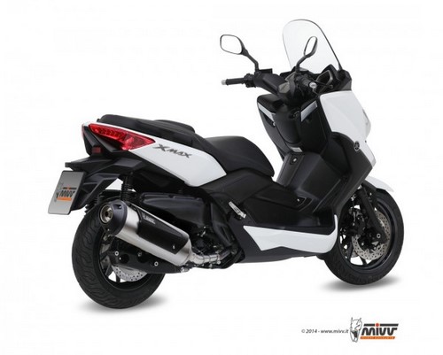MIVV / ミヴURBAN スリップ オン ステンレススチール for YAMAHA XMAX 400 (2013 - 2016) | C.YA.0009.K