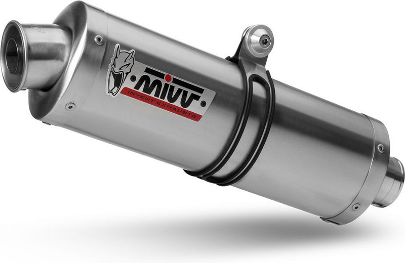 MIVV / ミヴ -SPORT OVAL- スリップオン ステンレス for HONDA XLV TRANSALP 700 (08-)