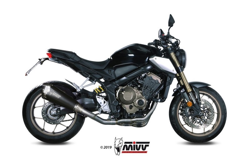 MIVV / ミヴマフラー Delta Race ブラック Stainless Steel Exhaust | H.072.LDRB|ワンダーテック