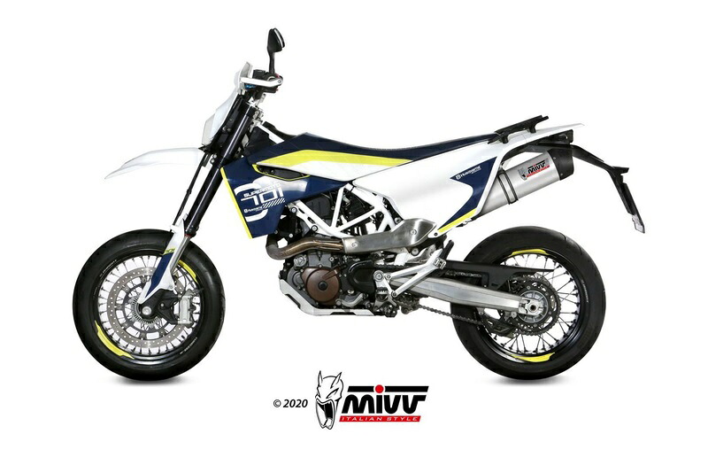 MIVV / ミヴマフラー Oval Titanium With Carbon Cap Exhaust | HU.001.L4C|ワンダーテック