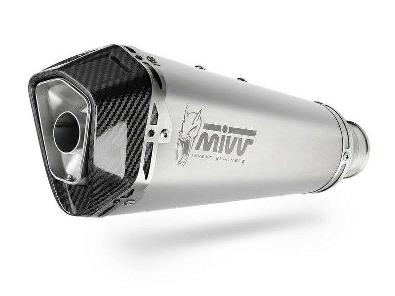 MIVV / ミヴマフラー SPORT スリップオン Muffler DELTA RACE STAINLESS STEEL carbon cap For KAWASAKI Z900 | K.045.LD｜ワンダーテック