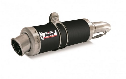 MIVV / ミヴGP スリップ オン ブラックステンレススチール for SUZUKI GSF 650 BANDIT (2007 - 2015) | S.030.L