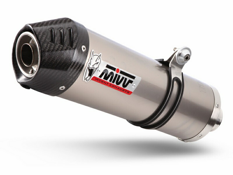 MIVV / ミヴマフラー SPORT 2 スリップオン Muffler OVAL TITAN carbon cap For SUZUKI GSX-R 1300 HAYABUSA | S.052.LNC