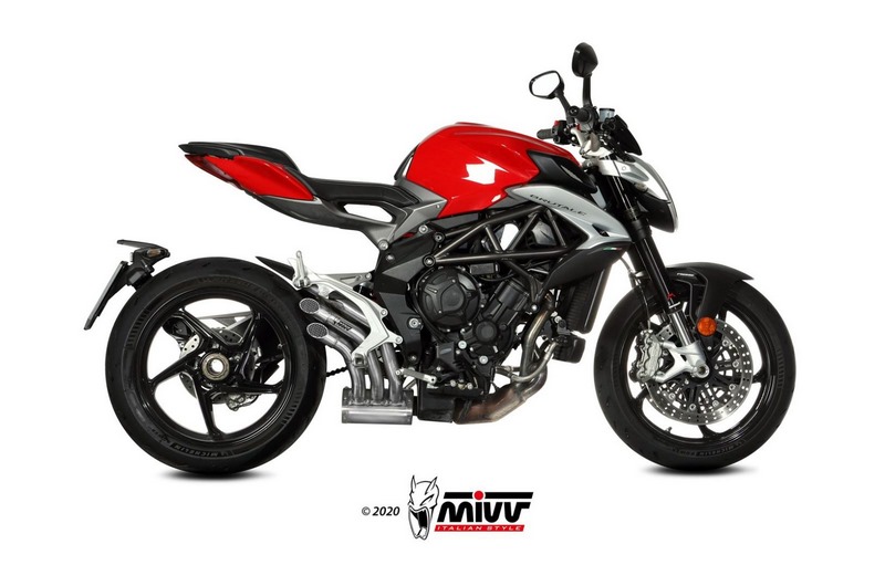 MIVV / ミヴマフラー Speed Edge Stainless Steel Exhaust | V.003.LHX|ワンダーテック