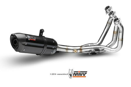 MIVV / ミヴSUONO スリップ オン ブラックステンレススチール for YAMAHA MT 09 (2013 - 2016) | Y.042.L9｜ワンダーテック