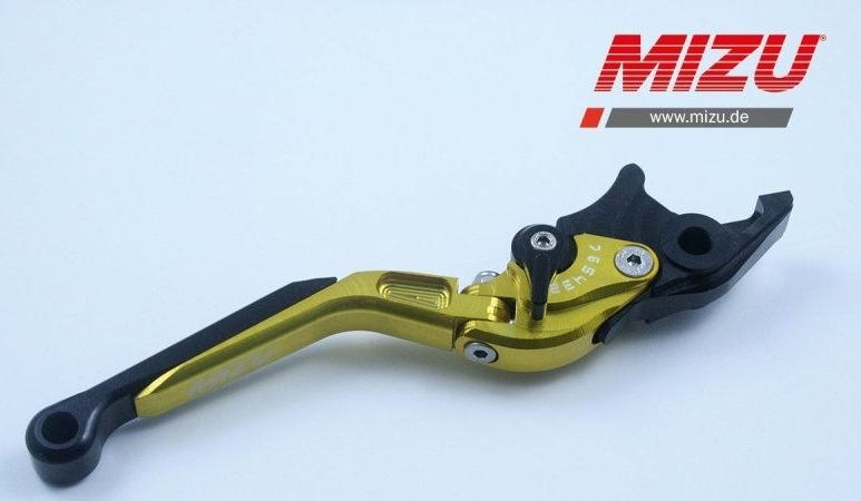 Mizu ブレーキレバー ABE認可品 ゴールド | 309G1656019
