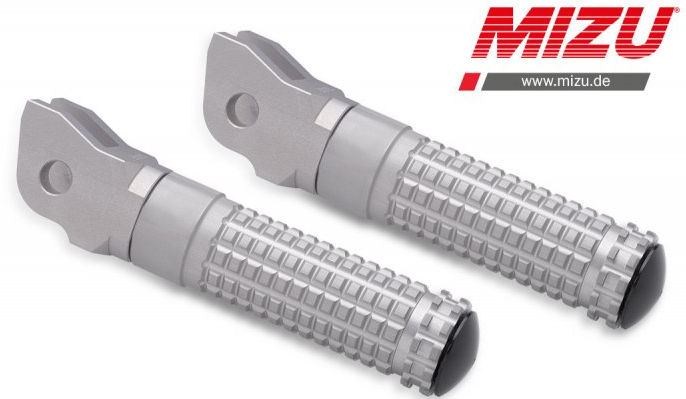 Mizu レーシングフットペグ ABE認可品 シルバー/シルバー | 409TT1110026 16,717円