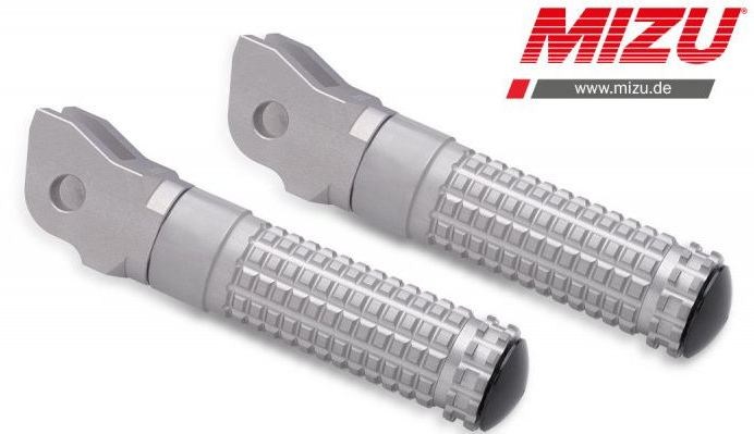 Mizu レーシングフットペグ ABE認可品 シルバー/シルバー | 409TT1110032｜ワンダーテック