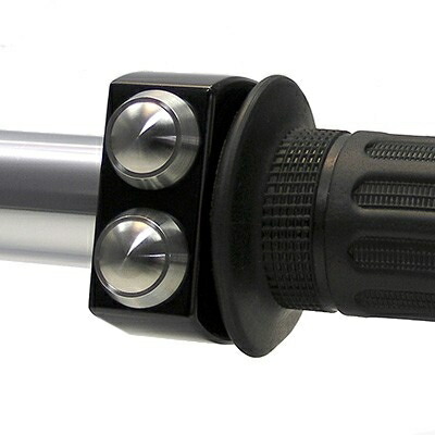 Motogadget / モトガジェット Mo.Switch プッシュボタン(3ボタン) 22mm ハウジング ブラックハウジン