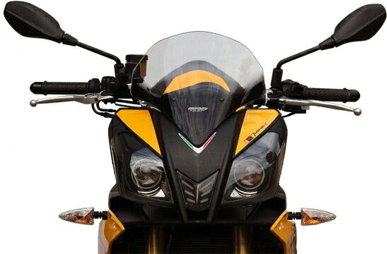 MRA / エムアールエー スポーツスクリーン SPM －スモークグレー－ for Aprilia TUONO V4R (11-) | 4025066