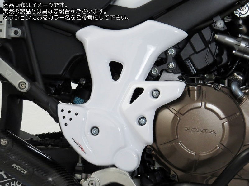 Powerbronze / パワーブロンズ サイドパネル マットブラック HONDA CRF1000L アフリカツイン 16-19 (DCT モデル適合無し) (フレームプロテクター) | 307-H101-070|ワンダーテック