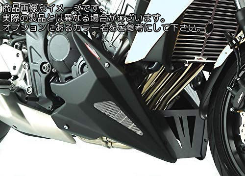 Powerbronze / パワーブロンズ ベリーパン マットブラック-シルバーメッシュ SUZUKI GSR750 11-16 GSX-S750 15-16 | 320-S116-670