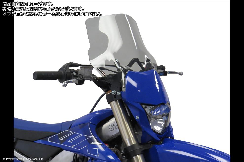 Powerbronze / パワーブロンズ Light Screen for YAMAHA WR250F 21-23/WR450F 21-23 (265 MM HIGH)/CLEAR | 430-U337-000