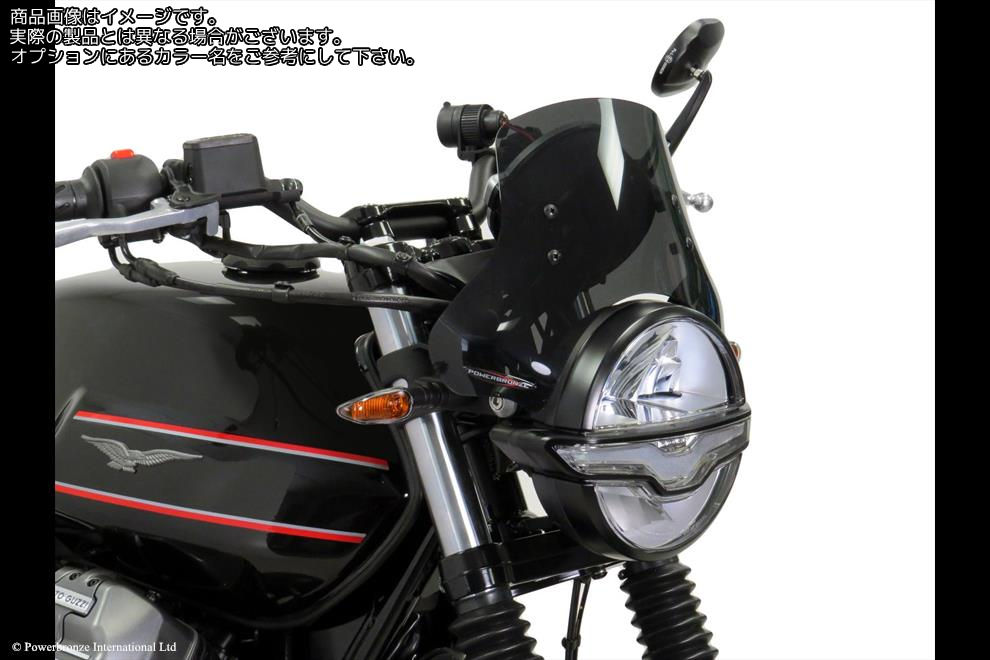Powerbronze / パワーブロンズ Light Screen for MOTO GUZZI V7 STONE 21-23/V7 SPECIAL EDITION 23/V7 SPECIAL 23 (155 MM HIGH)/CLEAR | 430-U351-000