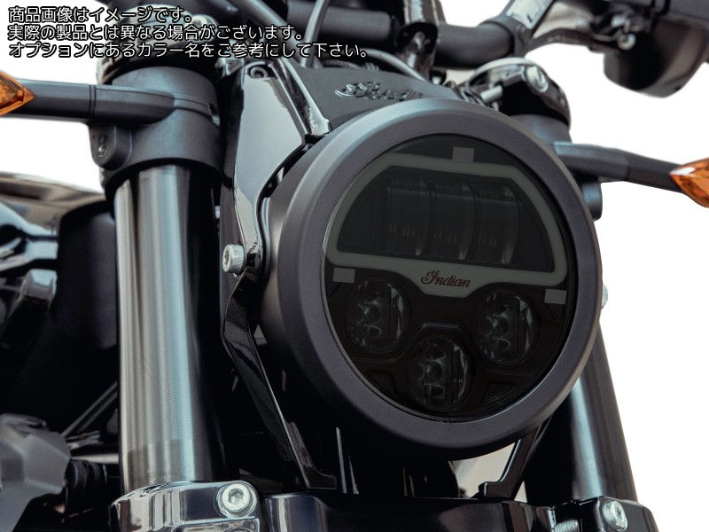 Powerbronze / パワーブロンズ ヘッドライトプロテクター ブルー for INDIAN FRT1200 19 | 440-I089M-008｜ワンダーテック