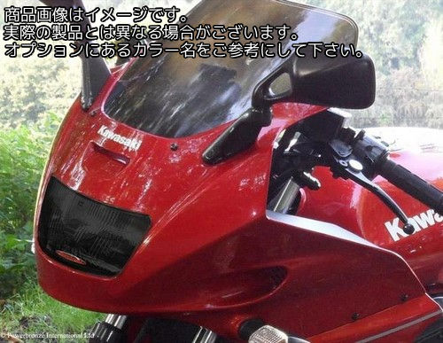 Powerbronze / パワーブロンズ ヘッドライト プロテクター KAWASAKI ZZR600 D1-D3 90-92 ブルー | 440-K031-008｜ワンダーテック